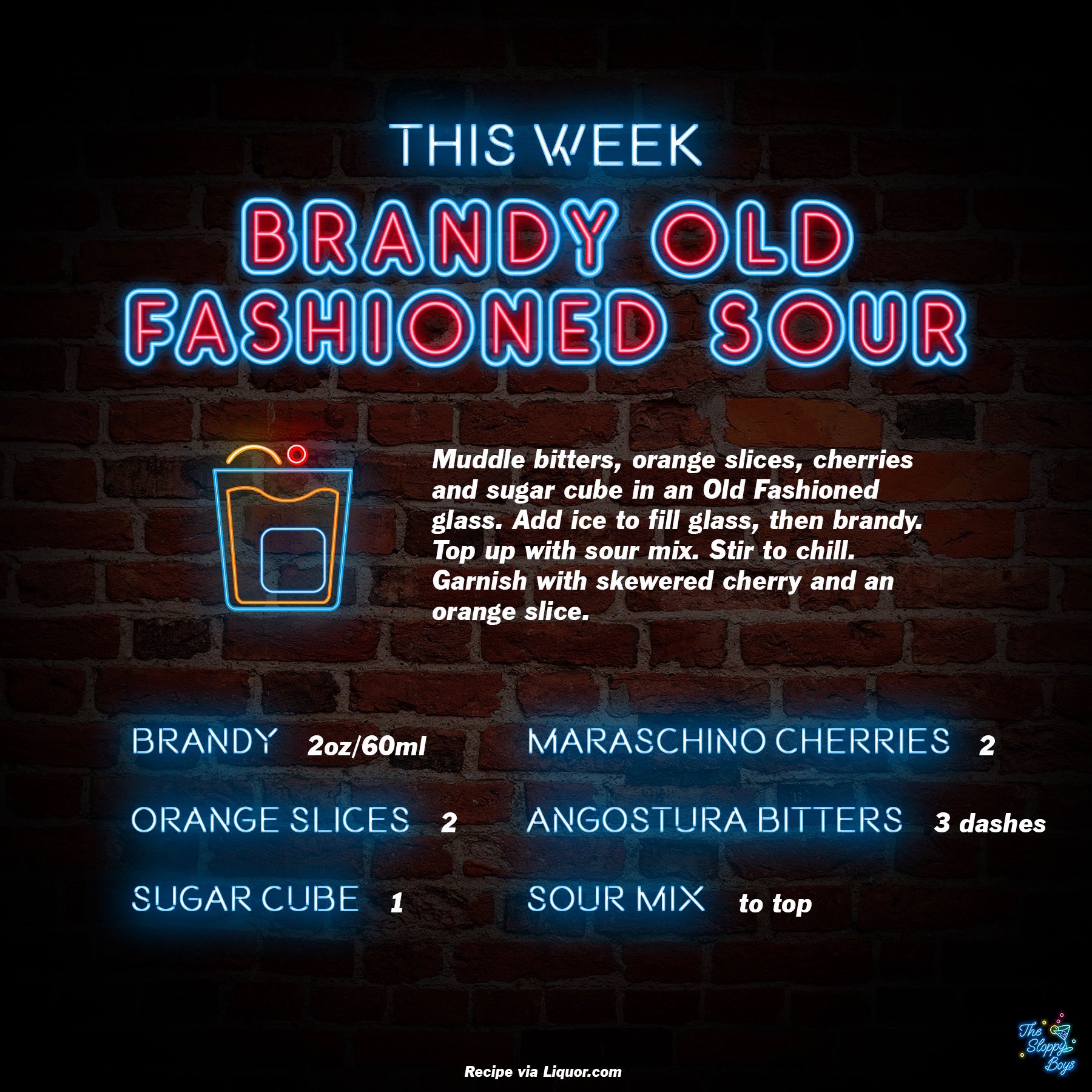 Brandy Old Fashioned Sour