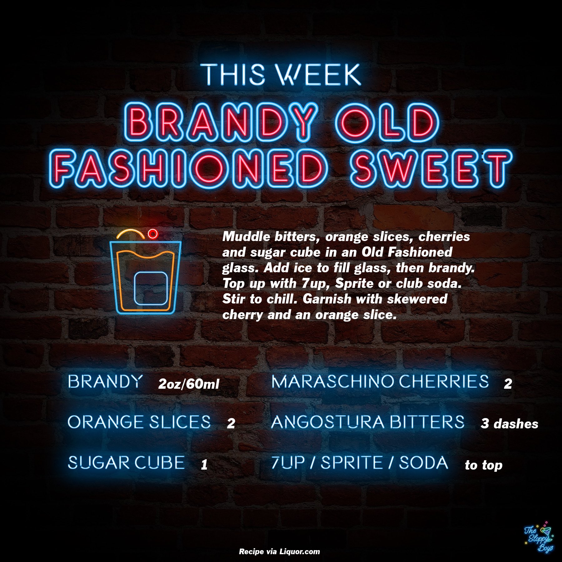 Brandy Old Fashioned Sweet