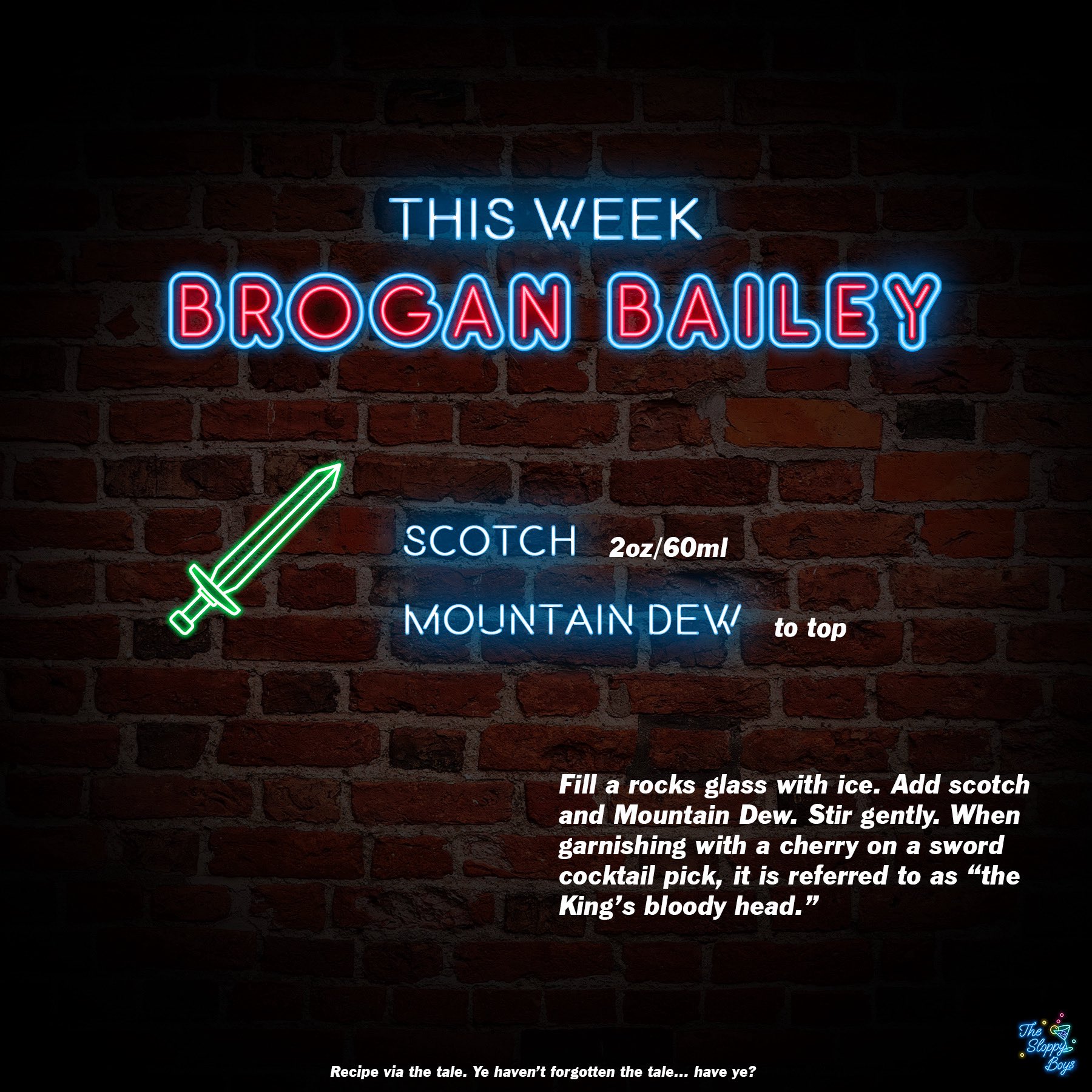 Brogan Bailey cocktail