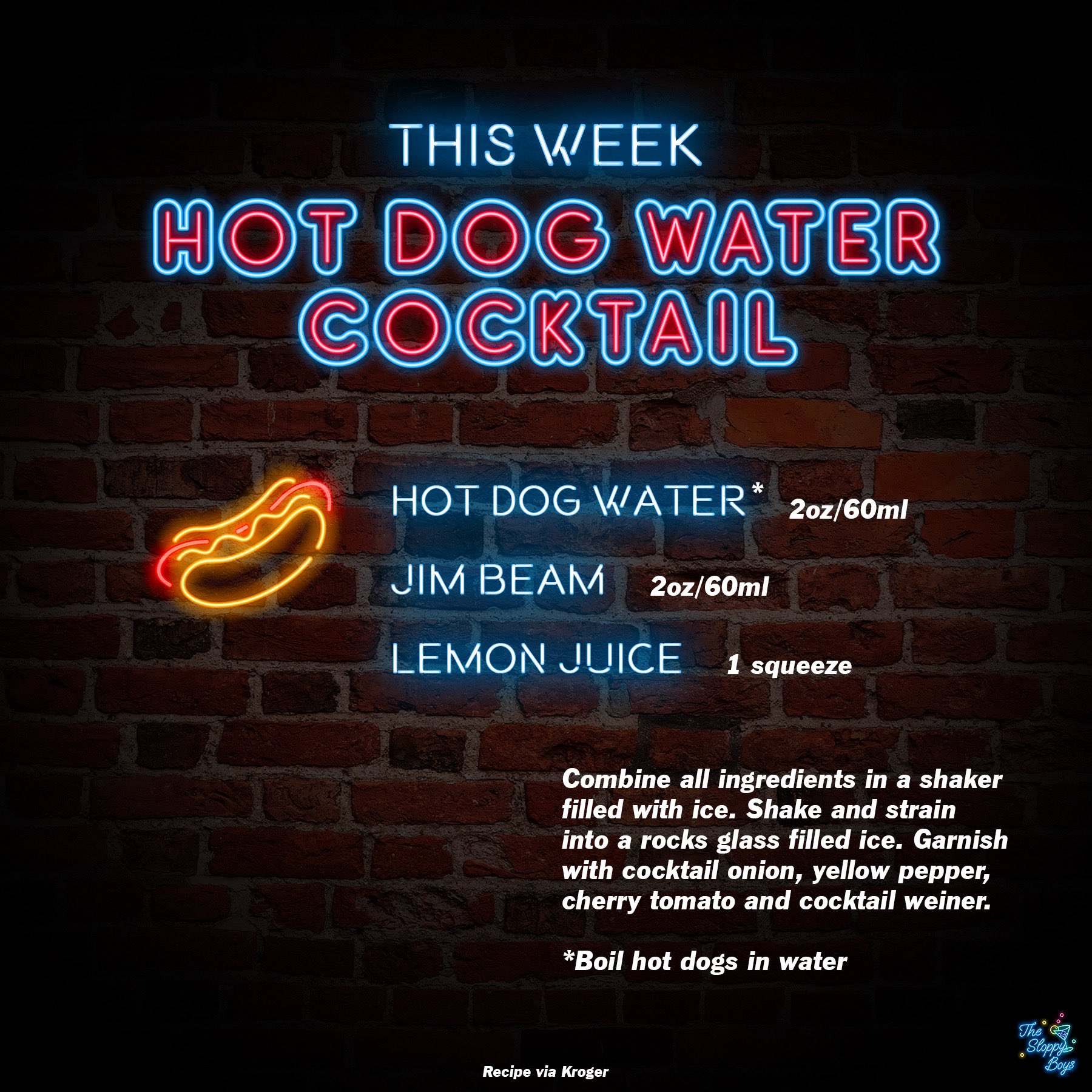 Hot Dog Water Cocktail