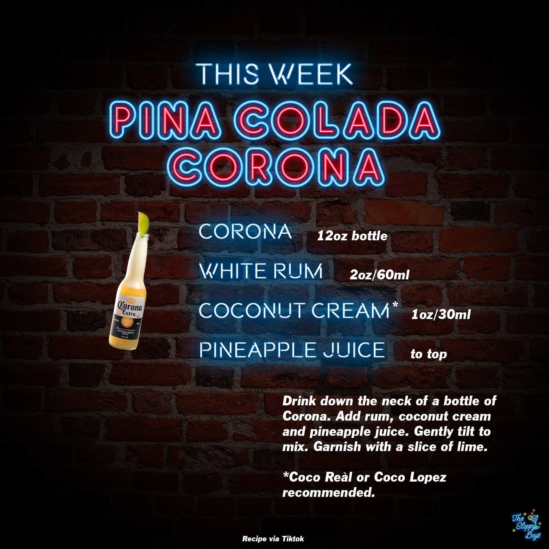 Pina Colada Corona