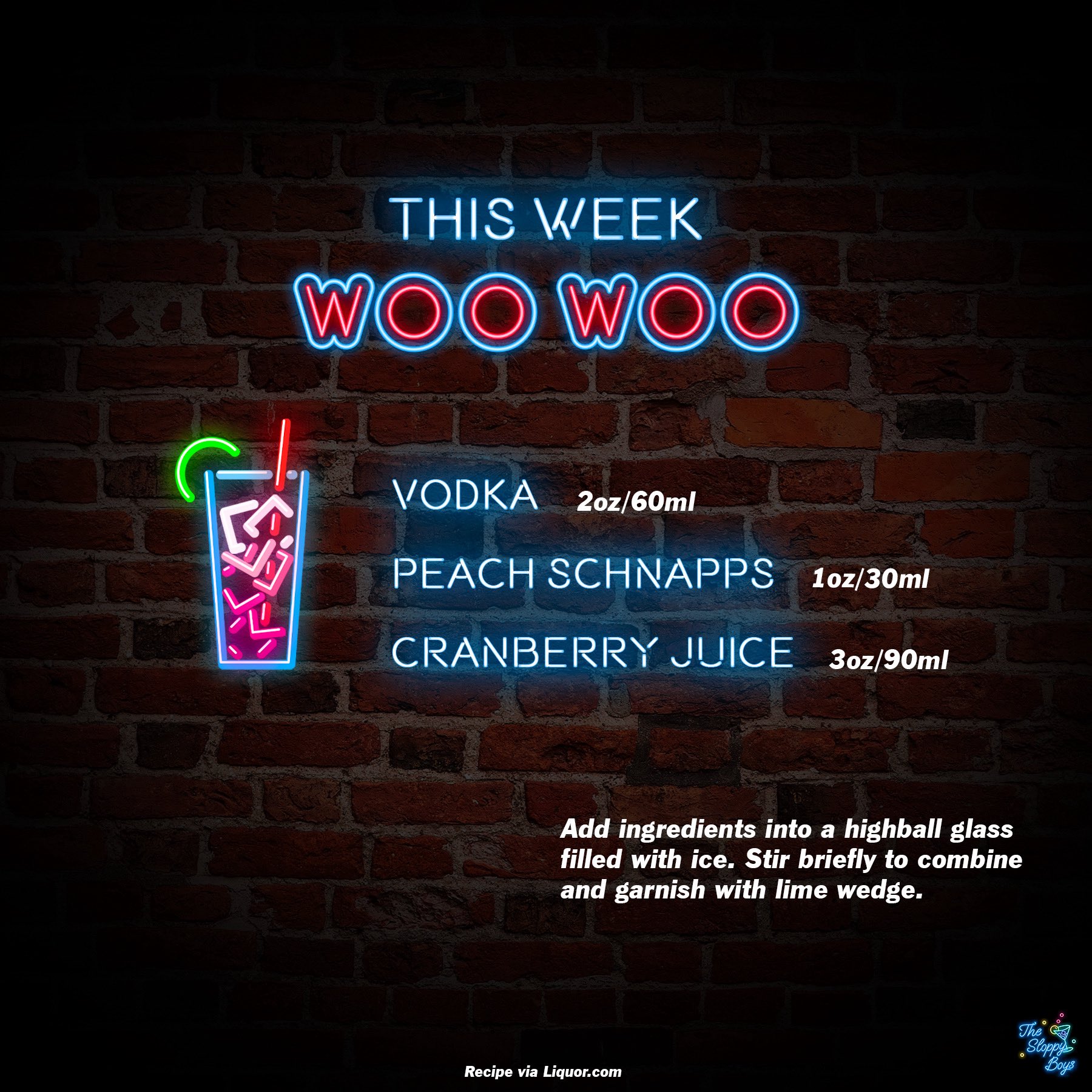 Woo Woo cocktail